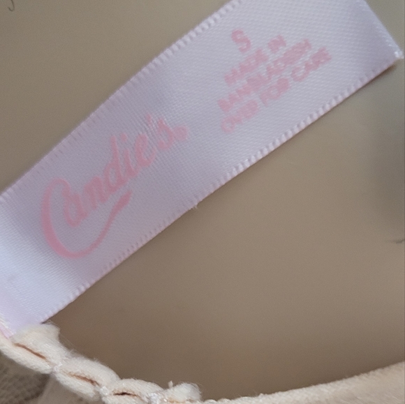 CANDIES LADIES LACE TANK TOP EUC - Picture 4 of 4